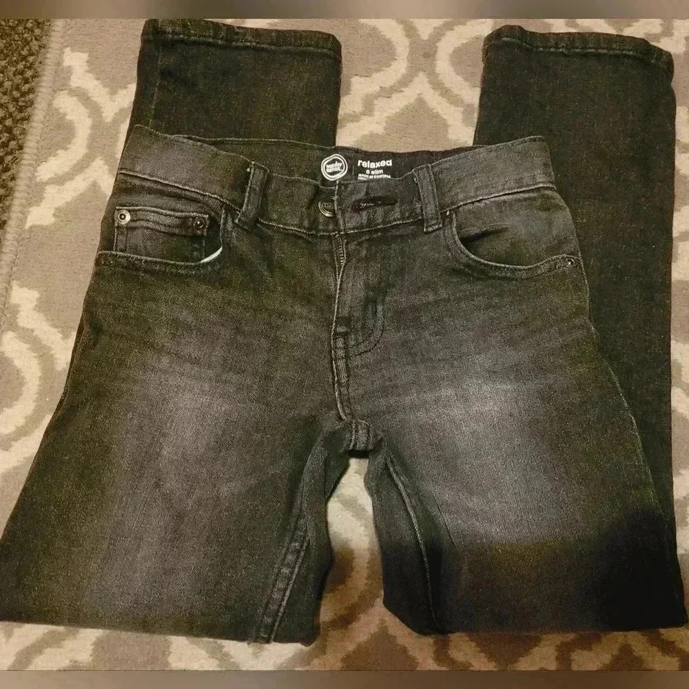CLOSET CLOSEDOWN🚨⚠️-Boys Wonder Nation Relaxed Slim Knit Jeans - Picture 3 of 7
